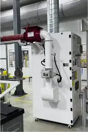 Lithium battery dust removal