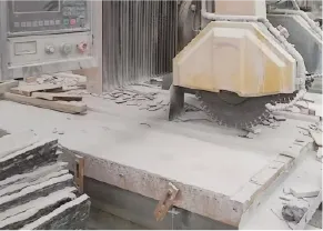 Stone processing dust