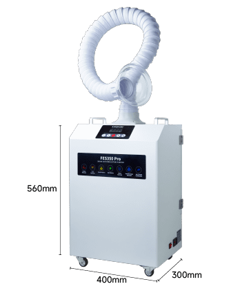 KNOKOO 350W Laser Fume Extractor FES350 Pro Disinfection Kill Bacteria Smoke Absorber suit for Dental Clinic and Laser Engraving