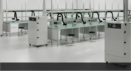 Multi-station smoke treatment